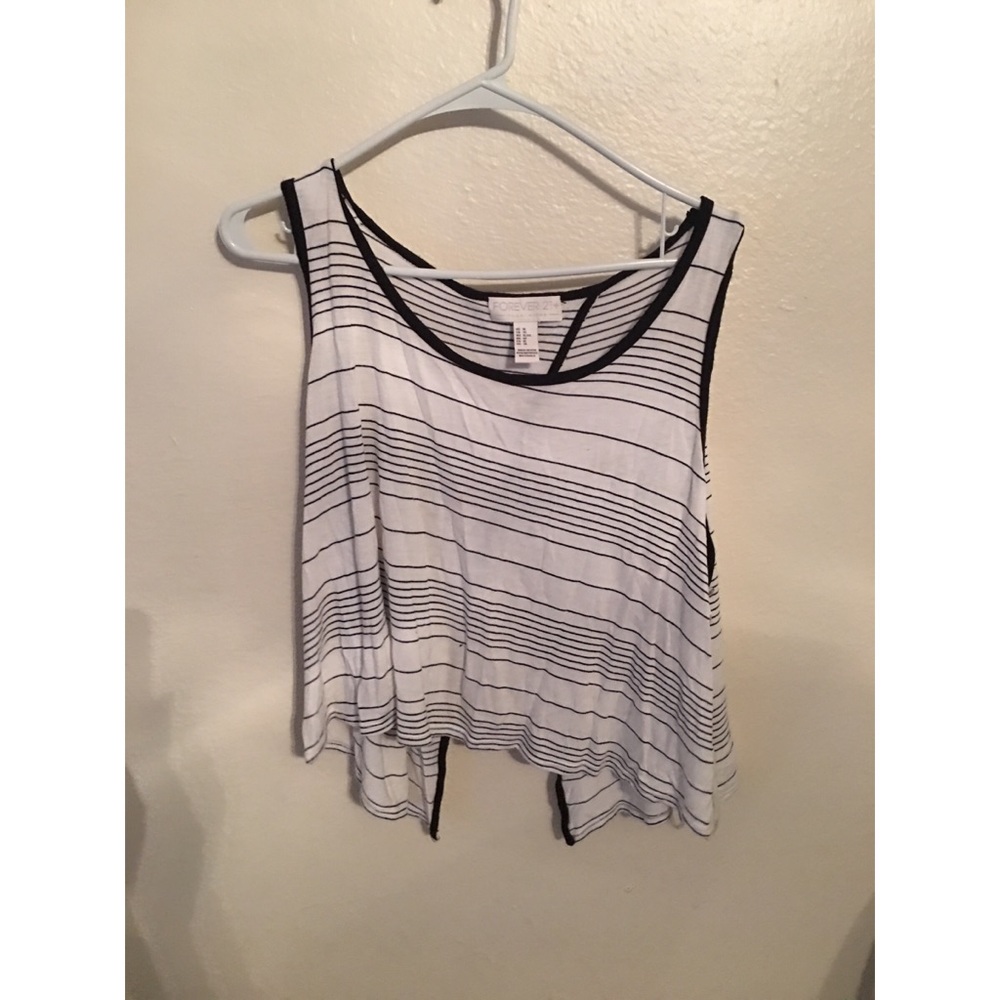 Shirt white crop top